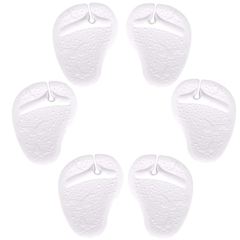 3 Pairs Self Adhesive Gel Cushion Pad Sandal Padding Gel Metatarsal Pads Flip Flops Pads Shoes Grip Pads for Sandals Forefoot Cushions Inserts Thong Toe Protectors Relief Pain - NewNest Australia