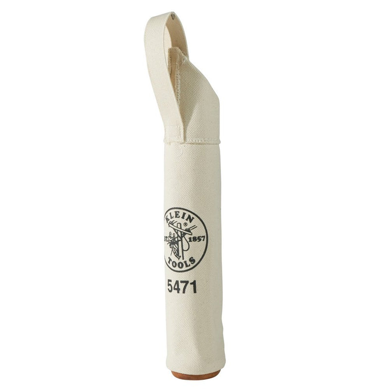 Canvas Bag, Electrode Bag with Hard Leather Bottom and Web Belt Loop, 2.5-Inch Diameter Klein Tools 5471 Canvas - NewNest Australia
