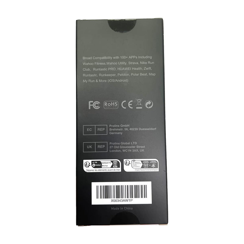 FITCENT Heart Rate Monitor Armband, Bluetooth ANT+ Optical Heart Rate Sensor Arm Band, Rechargeable Fitness Tracker for Peloton Strava Zwift Polar Beat DDP Yoga Wahoo Fitness Garmin Watch Black - NewNest Australia