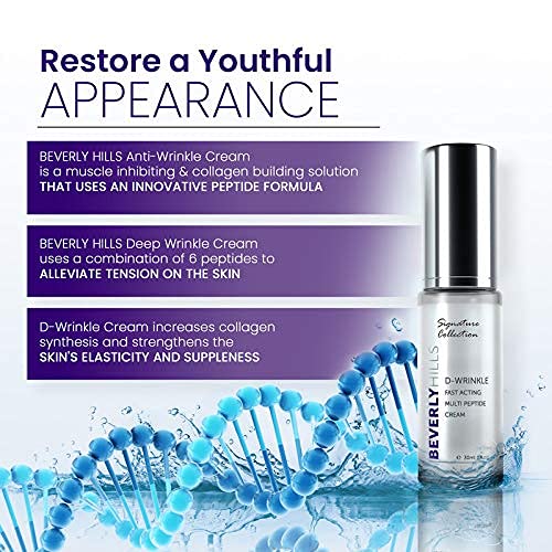 Anti Ageing D-Wrinkle Peptide Cream for Wrinkles, Skin Elasticity and Rejuvenation - NewNest Australia