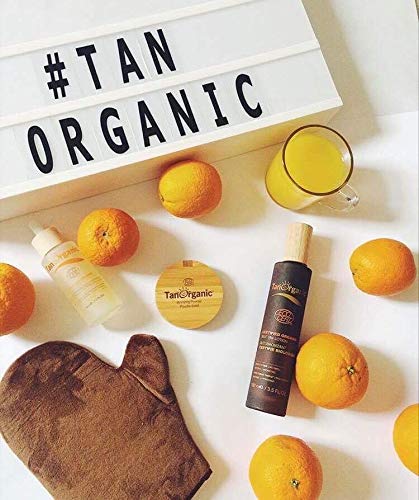 TanOrganic 2 in 1 Body Exfoliating and Fake Tan Applicator Duo Mitt for Streak Free Self Tan Application and In Shower Dead Skin Removal - NewNest Australia