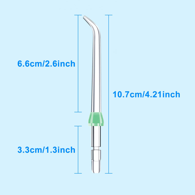 Flosser Replacement Tips for Waterpik Water Flosser , Flycat Flosser Refill Heads Replacement Heads for waterpulse, Compatible with Waterpik Oral Irrigator & Dental Flosser(6 Classic Jet Tips) - NewNest Australia