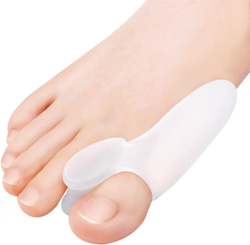 Gel Large Toe Separator Bunion Protector Pain Relief For Crooked Hallux Valgus Overlapping Toes Pressure Protection Corrector Shield Pad Separator Cushion 6 Pack - NewNest Australia