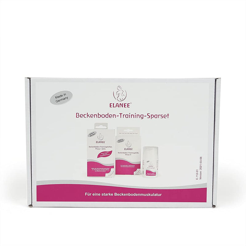 Elanee Pelvic Floor Training Economy Set With 3 Products, Effective Strengthening Of Pelvic Floor Muscles With Vaginal Cones, Includes Water-Based Lubricant (760-00) - NewNest Australia