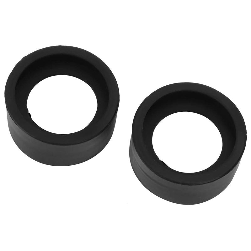 2PCS Eyepiece Cover Eyepiece Guard Soft Rubber 36mm Stereo Microscope Accessory for 32-36mm Stereo Microscope(Oblique Angle) - NewNest Australia