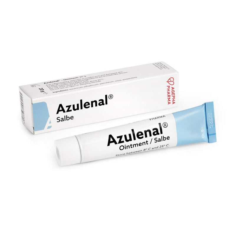 Azulenal Ointment with Guaiazulene | Multipurpose Cream for Nappy Rash, Itches, Cuts, Burns, Wound Repair, & Sore Nipples | Suitable for Use for Babies and Nursing Mothers | Burn Cream 20 g (Pack of 3) - NewNest Australia
