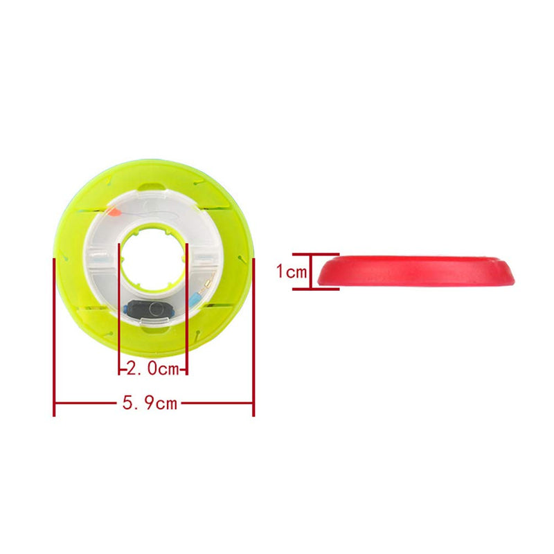 10 Pcs Silicone Fishing Line Storage Holders Fishing Snell Rigs Gear Spool Tenkara Line Keeper, Random Color - NewNest Australia