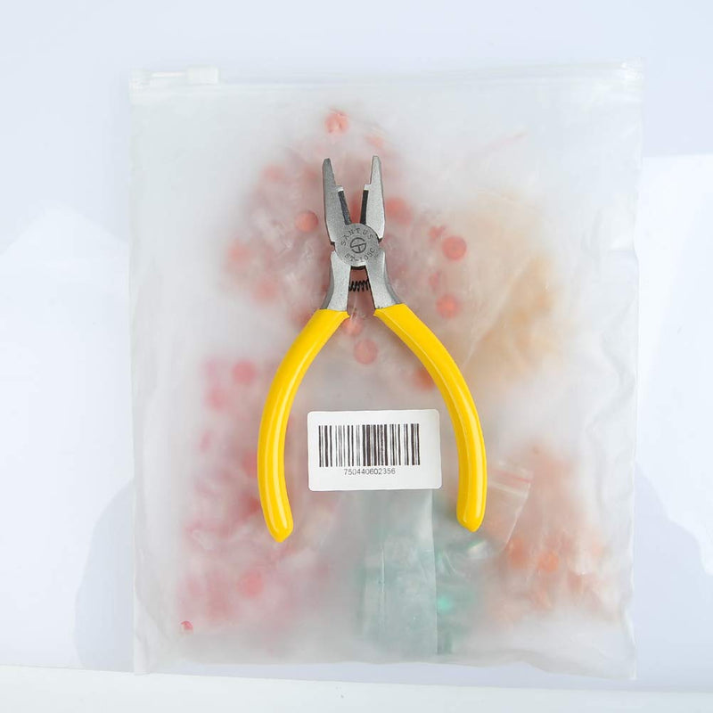 BUYGOO 250 Pcs Data Phone Wire Butt Splice 2/3/T Ports UY/UY2/UR/UR2/UG Crimp Terminal Connectors Assortment Kit - with Connector Crimping Pliers - NewNest Australia