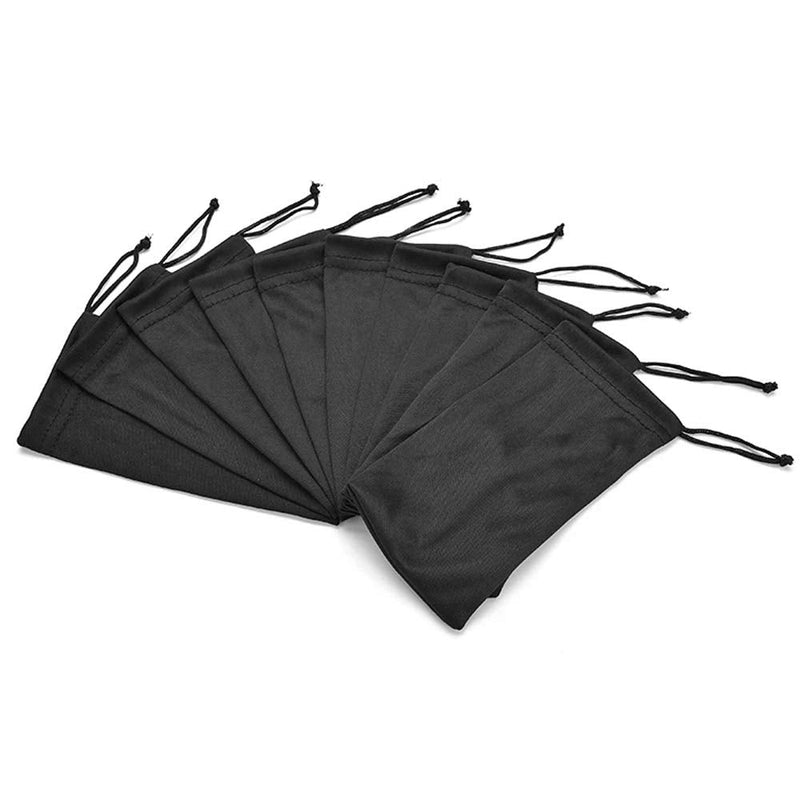 EKdirect 10 pieces microfiber glasses bags sunglasses bag and 10 pieces glasses cloth - NewNest Australia