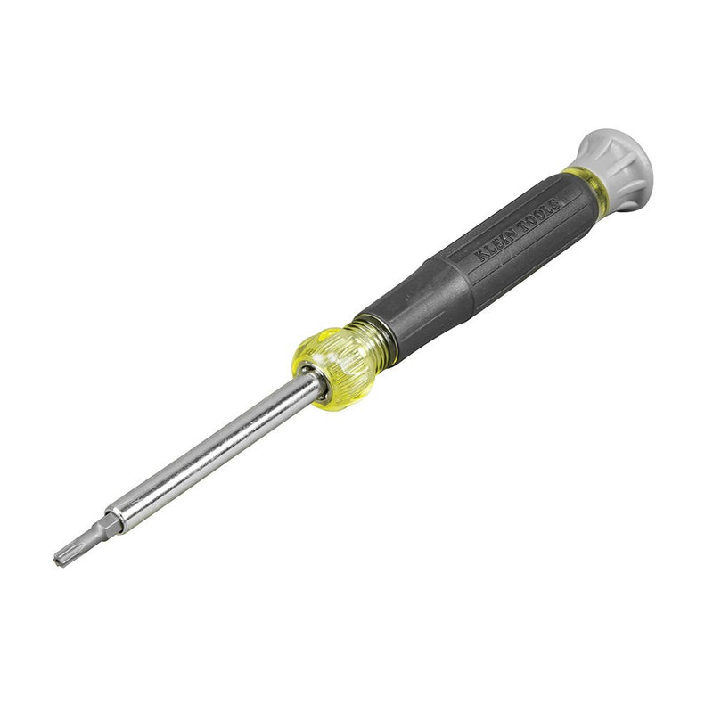 Klein Tools 32585 Multi-bit Precision Screwdriver Set, 4-in-1 Electronics Screwdriver with Industrial Strength Torx Bits, Spin Top - NewNest Australia