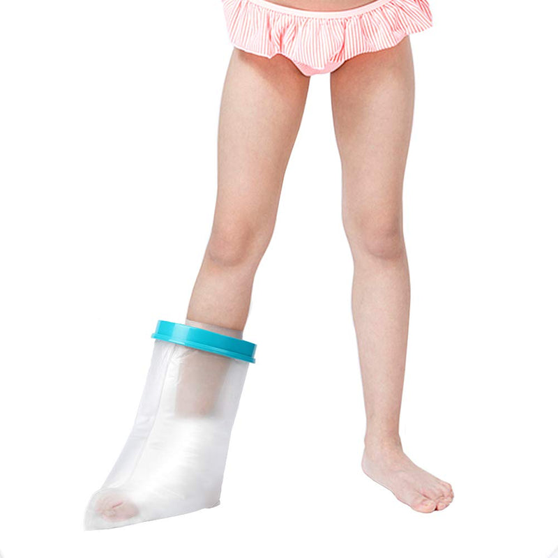 DOACT Kids Leg Cast Cover for Shower Bath, Waterproof Cast Protector for Foot, Keep Cast Bandage Dry, Watertight Cast Bag for Wound Foot Ankle Orthopedic Boot, Leg 31cm - NewNest Australia