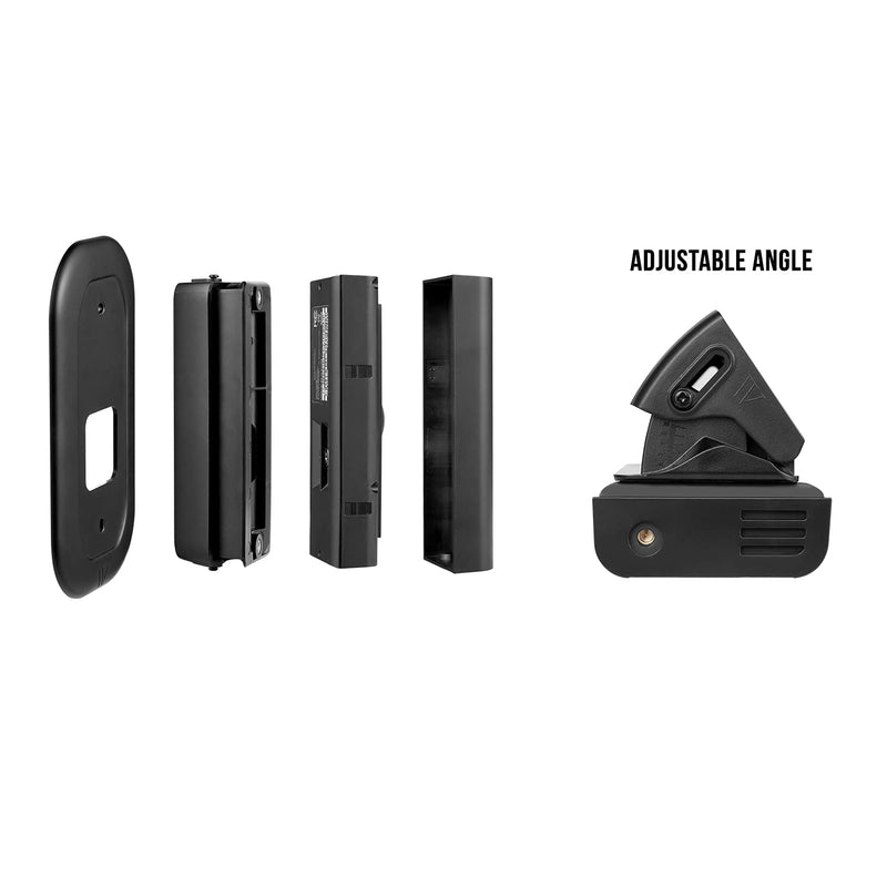 Wasserstein 35° to 55° Horizontal Adjustable Angle Mount and Wall Plate Compatible with Video Doorbell Wired - NewNest Australia