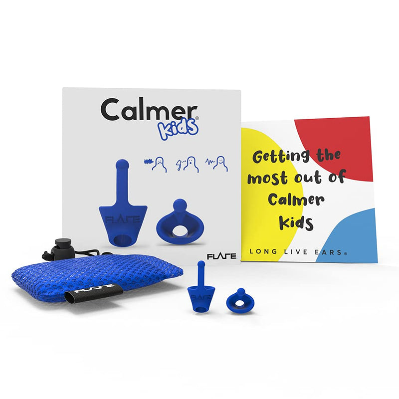 Flare Audio® Calmer® Kids Blue – in Ear Device to Gently Soothe Sound sensitivities and Reduce Stress - Ideal for Sensitive Hearing, Autism, ADHD - NewNest Australia