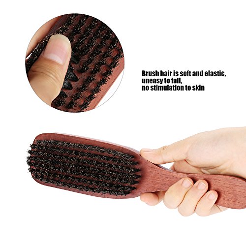 Beard Brush, Men Professional Facial Shaving Brush Mustache Cleaning Hairdresser Salon Appliance Tool - NewNest Australia