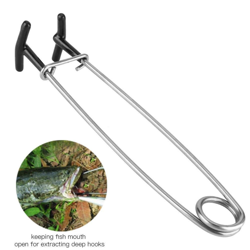 Zerone Fishing Mouth Spreader, Stainless Steel Fish Jaw Spreader, Water Bottle Hanger,Jaw Spreader Saltwater Fishing Accessory - NewNest Australia