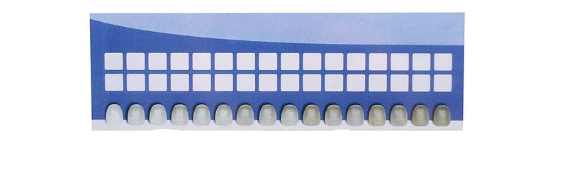 Very Strong 44% Carbamide Peroxide 10 Syringes of Teeth Whitening Gel - 1 LED Accelerator Light - 2 Trays - Shade Guide -Instructions Sheet - May cause sensitivity and gum irritation - NewNest Australia