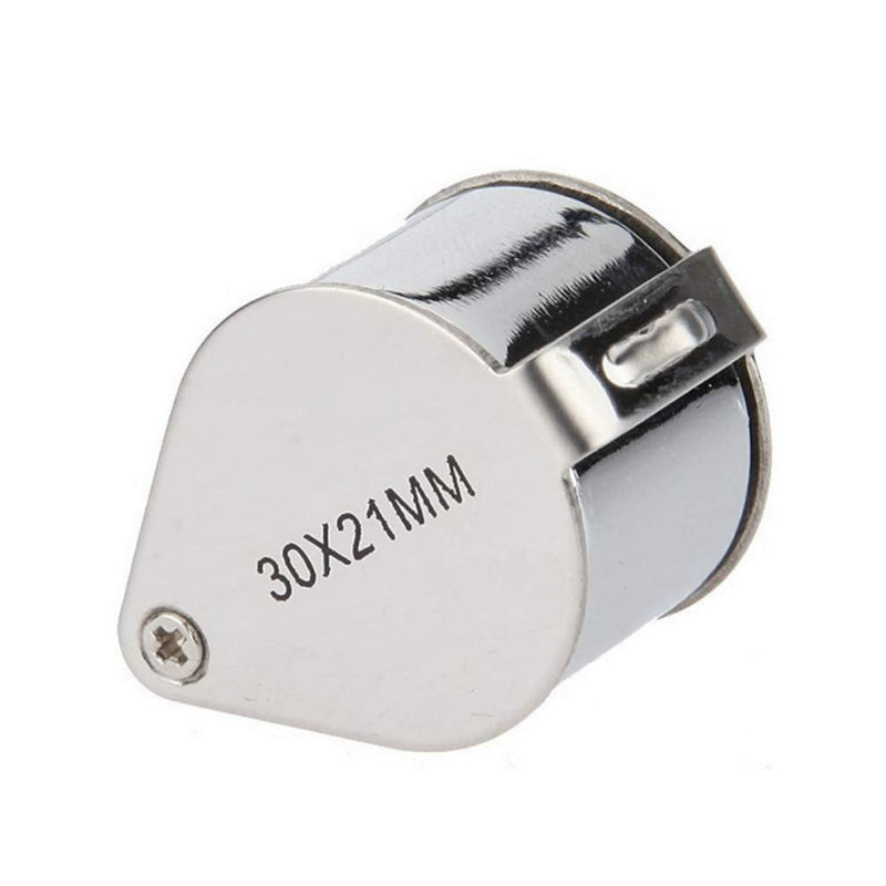 KINGMAS Pocket Jewelry Loupe 30x 21mm Jewelers Eye Magnifying Glass Magnifier - NewNest Australia