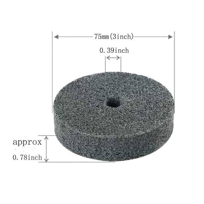 Luo ke 5 Pcs Quick Changed Fiber Buffing Wheel 3 Inches Replacement Fiber Polishing Wheel for Bench Buffer/Bench Grinder,Buffing Wheel Hole 3/8 inch - NewNest Australia