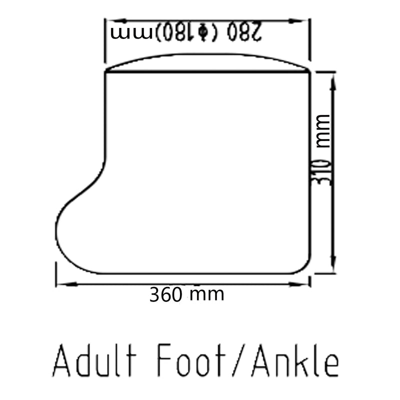 Waterproof Foot Cast Cover for Shower,Waterproof Ankle Cast Protector for Broken Ankle, Wound, Burns, Injuries,Reusable Cast Bag Foot Keep Wounds & Bandage Dry Adult Foot - NewNest Australia