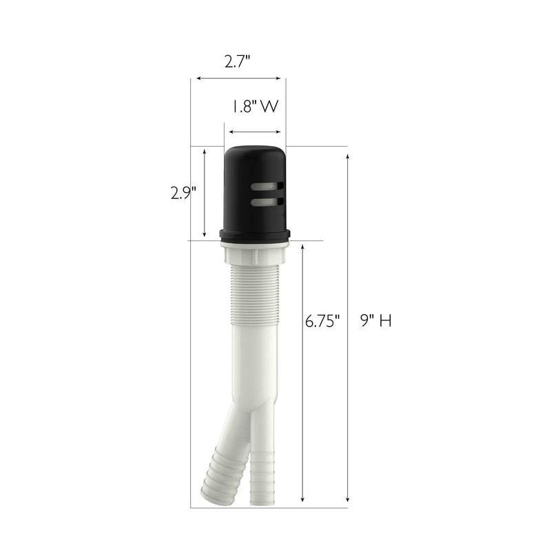 Design House 557702 Dish Washer Air Gap, Matte Black - NewNest Australia