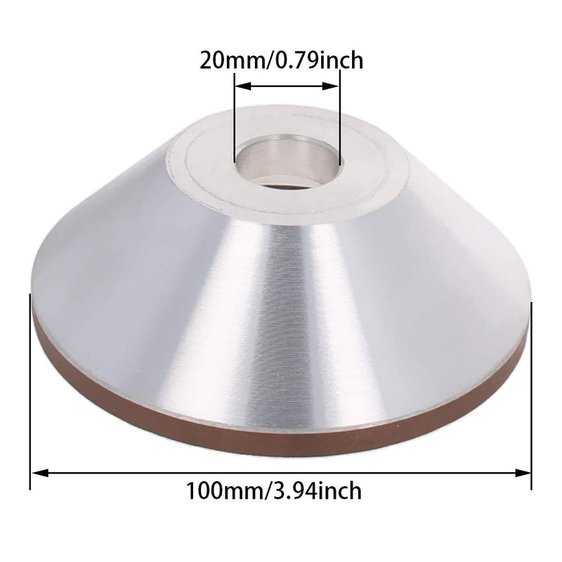 Auniwaig 400 Grits 4-Inch Flaring Cup Diamond Grinding Wheels Resin Bonded Abrasive Wheel for Carbide Metal 1pcs - NewNest Australia