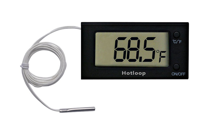 NewNest Australia - Hotloop Digital Oven Thermometer Heat Resistant up to 572°F/300°C Black 