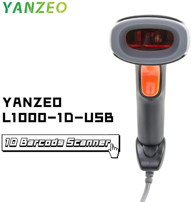 Yanzeo USB Barcode Scanner,CCD Barcode Scanner for Computer - Plug and Play Fast & Accurate Scanning,for Books,Office, Warehouse,Store - NewNest Australia