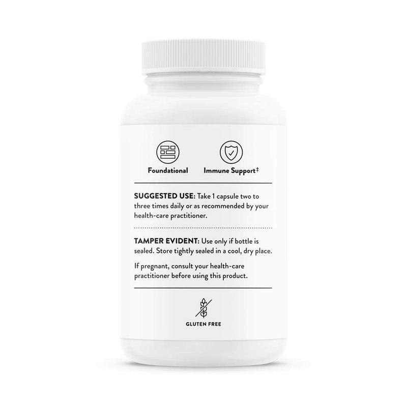 Thorne L-Lysine - 500mg Lysine - Essential Amino Acid - Supports Immune Function, Bone Health, Skin Integrity, Wound Healing and Collagen Formation - Gluten-Free, Soy-Free, Dairy-Free - 60 Capsules - NewNest Australia