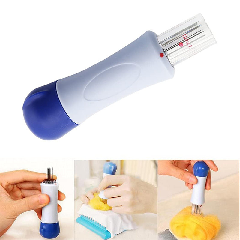 ZYAMY Pen Style Needle Felting Tool with 3 Needles and Punch Style Felting Needle Tool with 7 Barbed Needles for DIY Patchwork Wool Crafts Making Felt Patterns Needle Felting Supplies - NewNest Australia