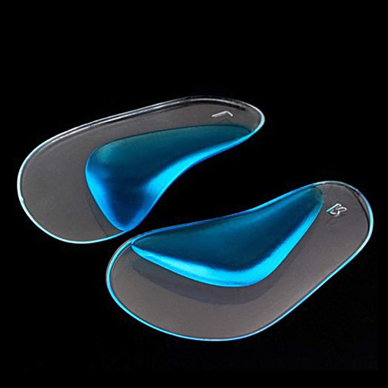 QincLing 8 Pcs Gel Arch Support Insoles, Gel Arch Pads Feet Gel Pads Gel High Heel Inserts Plantar Fasciitis Pad Orthotic Arch Shoe Insoles Arch Support Foot Cushion Pads for Women Men Flat Feet - NewNest Australia