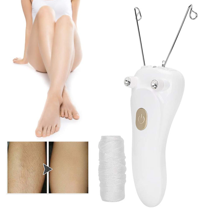 Electric Thread Epilator, Hair Remover For Face, Women'S Face Hair Remover, Usb Charging Epilator For Cotton Threads (Host + Cotton Thread + Usb Cable) (Gold) - NewNest Australia