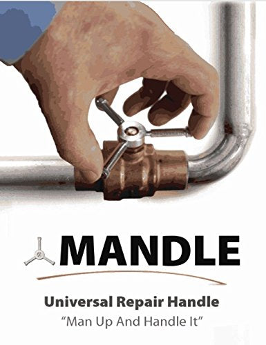 Universal Outdoor Water Valve/Spigot, Garden Faucet, Hose Bib, Round Wheel Handle Replacement - (For 3/8" or smaller exposed valve stems ) "THE MANDLE" - NewNest Australia