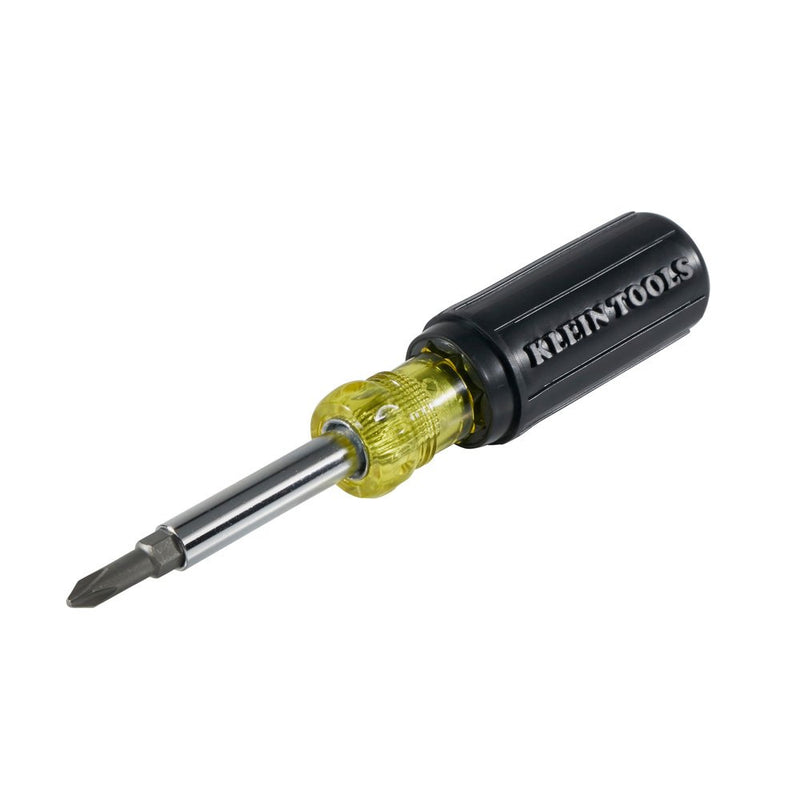 Klein Tools 32476 5-In-1 Multi-Bit Screwdriver / Nut Driver with 2 Slotted, 2 Philips, and 1 Nut Driver Tip - NewNest Australia