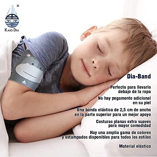 Slide Band Children, Glucose Sensor Protection Bracelet Freestyle Libre, Medtronic, Dexcom Or Omnipod - Comfortable Reusable Diabetic Tape (Junior.S (18-20 Cm)) - NewNest Australia