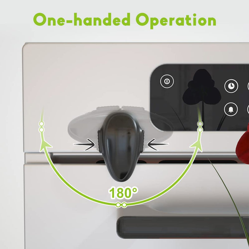 SAFELON 1 Pcs Child Safety Oven Lock, Kitchen Safety Oven Door Lock for Babies & Toddlers (Black) Black - NewNest Australia