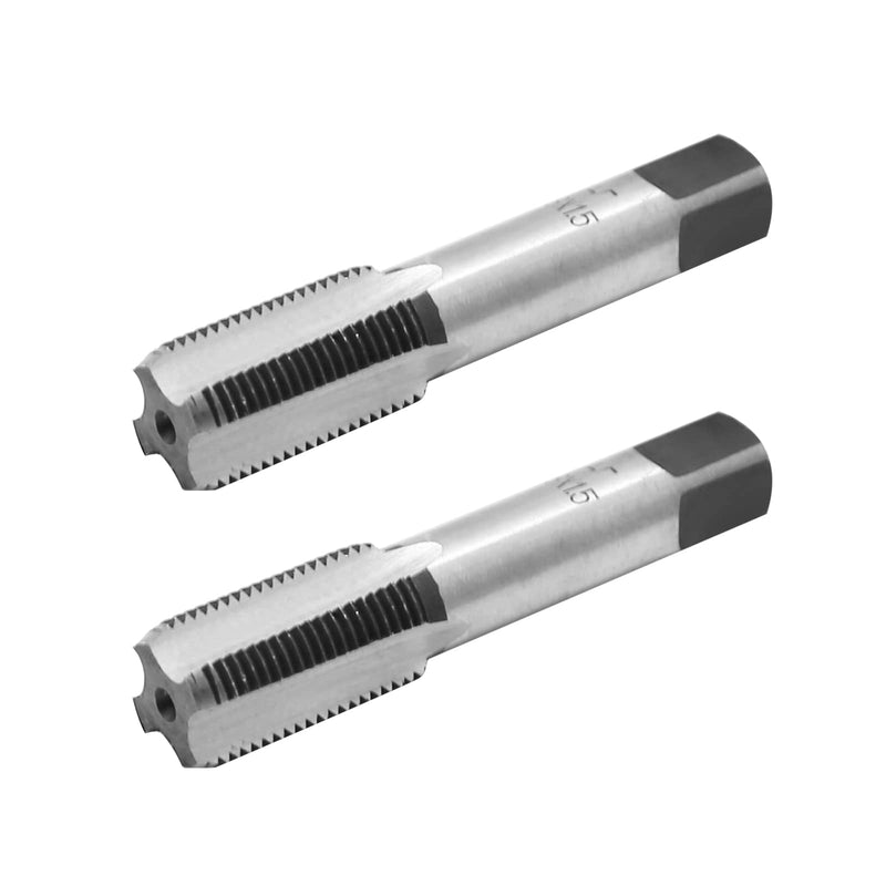 Anxingo 2PCS HSS 18mmx1.5 Metric Taper & Plug Tap Right Hand Thread M18x1.5mm Pitch New - NewNest Australia