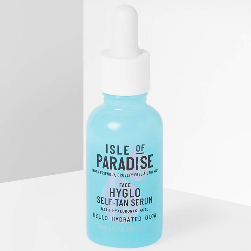 Isle Of Paradise Hyglo Hyaluronic Self-Tan Serum For Face 30ml Travel Size Fake Facial Tan Beauty Kit For An Instant Summer Glow - NewNest Australia