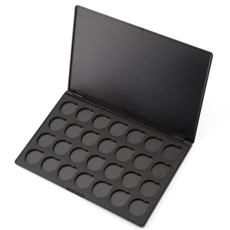 Allwon Empty Magnetic Eyeshadow Makeup Palette with 28Pcs 26mm Round Metal Pans - NewNest Australia