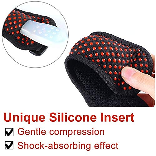 Yoassi 2 Patella Bands, High-Quality Silicone Patella Bandage, Sports Knee Bandage, Knee Bandage For Men And Women For Sports, Fitness, Hiking And Basketball - NewNest Australia