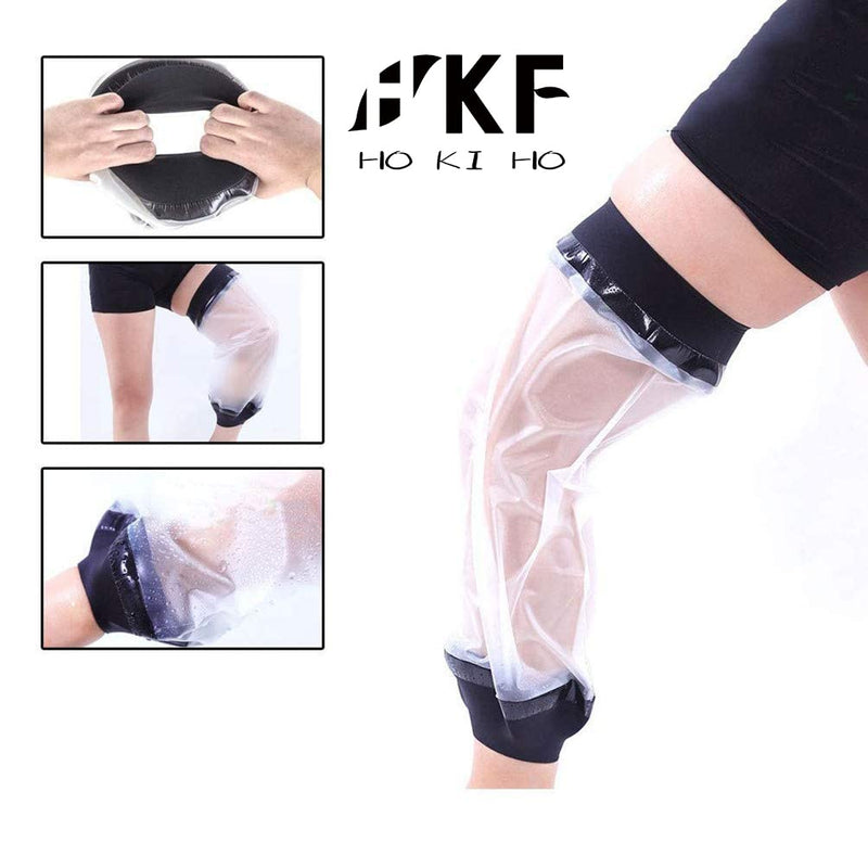 HKF HO KI HO Waterproof Protectors Dressing Cover for Shower,Cast Protector for Adults Knee,Adult Broken Knee Wound Burns Cast Cover with Waterproof Seal Protection,Lightweight Reusable. - NewNest Australia