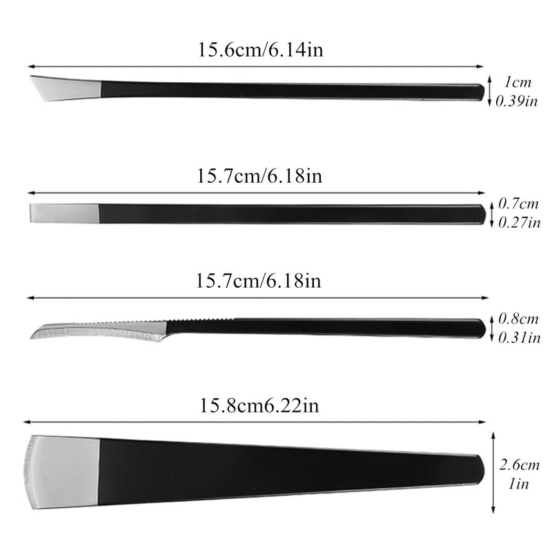 Pack Of 4 Pedicure Knife Kits, Professional Callus Slicer Blades Made Of Stainless Steel Callus Remover, Pedicure Knife Dead Skin Corn Foot File Rasp For Pedicure Foot Care Tools - NewNest Australia