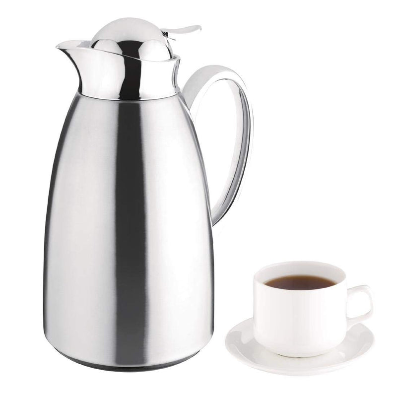 Olympia Chromed Vacuum Jug 1L Restaurant Kitchen Tableware Stainless Steel - NewNest Australia