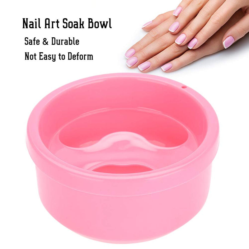 Hand Soak Bowl, Nail Art Hand Wash Soak Bowl Thickened Polish Treatment False Nail Removal Bowl Manicure Tool - NewNest Australia