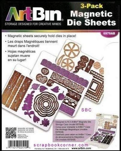 ArtBin 6979AB DIE Cut MAGENTIC STOAGE Sheets Refills 3PK, 0, 3 Count 3 Sheets - NewNest Australia