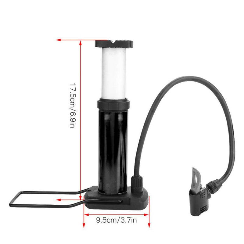 Mini Bike Floor Pump-Small Pocket Bike Pump- 2019 New High Pressure Air Pump-Bike Tire Pump-Foot Activeted Bicycle Pump（Red） Red - NewNest Australia