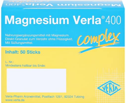 Magnesium Verla 400 direct granules, 50 pieces (pack of 1) - NewNest Australia
