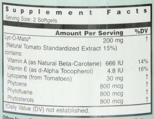 Healthy Origins LYC-O-Mato Lycopene (Non-GMO) 15 mg, 180 Softgels - NewNest Australia
