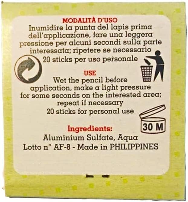 Hemostatic sticks - 100 units of potassium alum for personal care and shaving - Stops bleeding after shaving, manicure, pedicure and hair removal - NewNest Australia