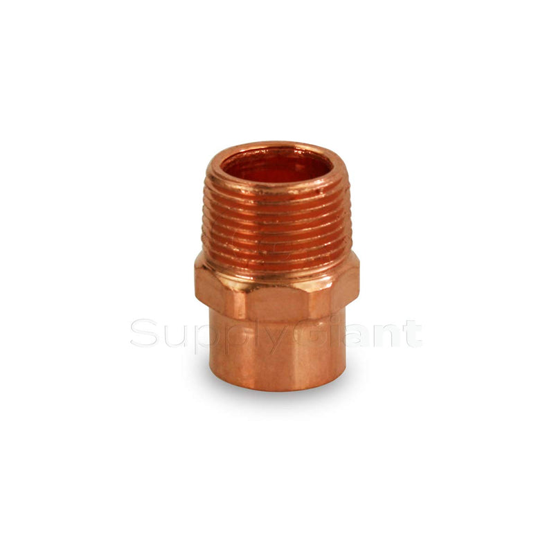 Supply Giant DDNA0034-5 Male Adapter Fitting Sweat x MIP Connections, 3/4, Copper - NewNest Australia