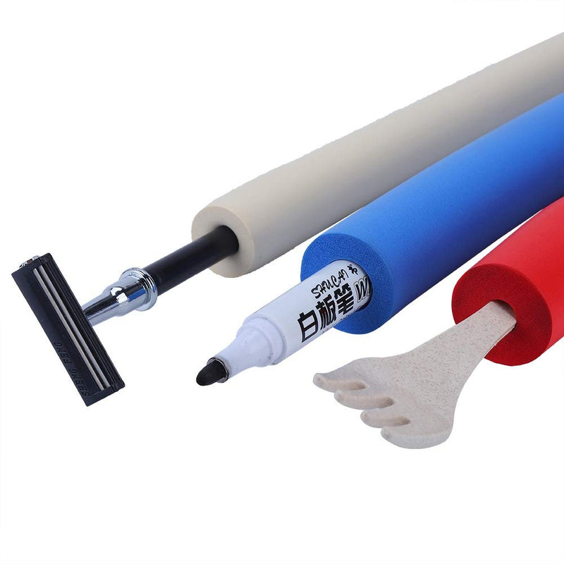 Foam Tubing, Foam Handles Support Utensil Padding Grips Spoon Fork Round Hollow Closed Cell Tube Slip Resistant Gripping Cut Length Provides Wider Larger Grip Pipe Cutlery Tool for Disabled Elderly - NewNest Australia